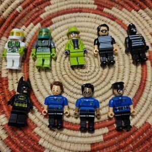 Lego Minifigure Lot Of 9 Batman Officers Toys Kids
